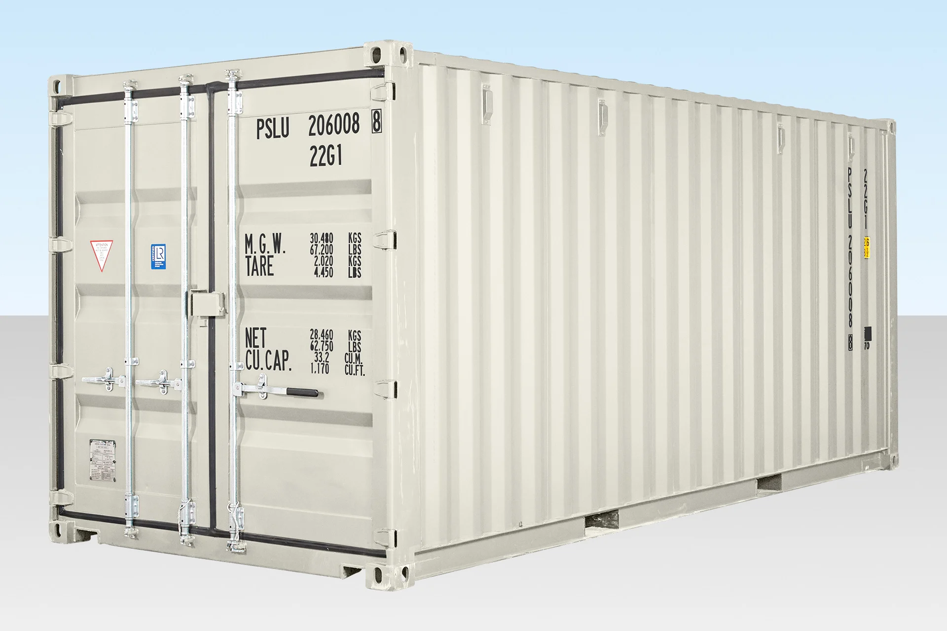20ft White Container