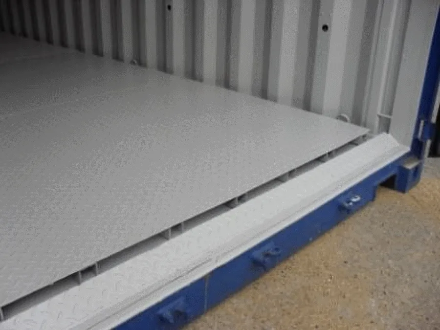 40ft x 8ft Flat Floor Bunded Store