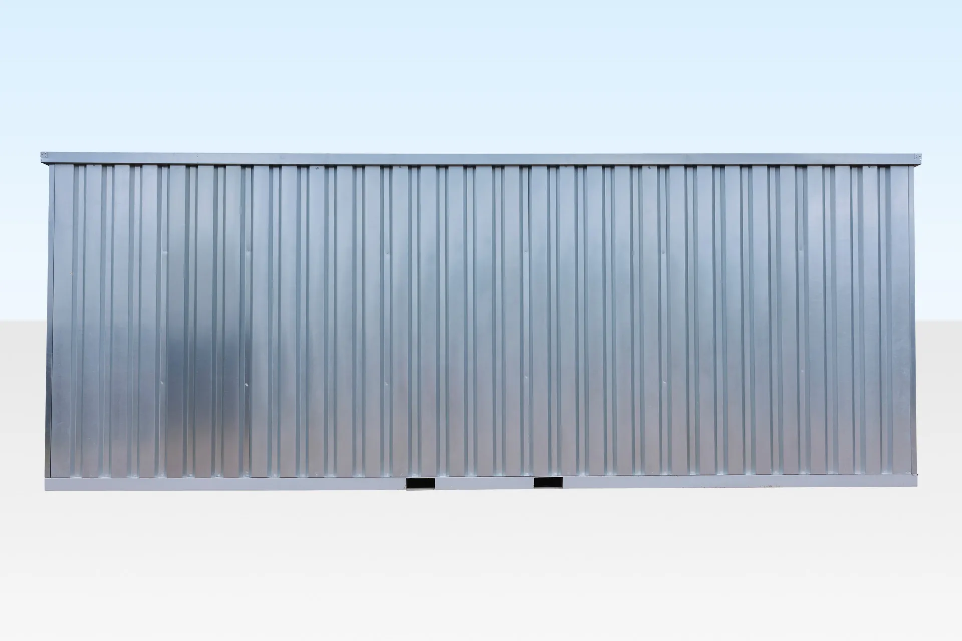6m XL Flat Pack Container Store – Galvanised - Image 4
