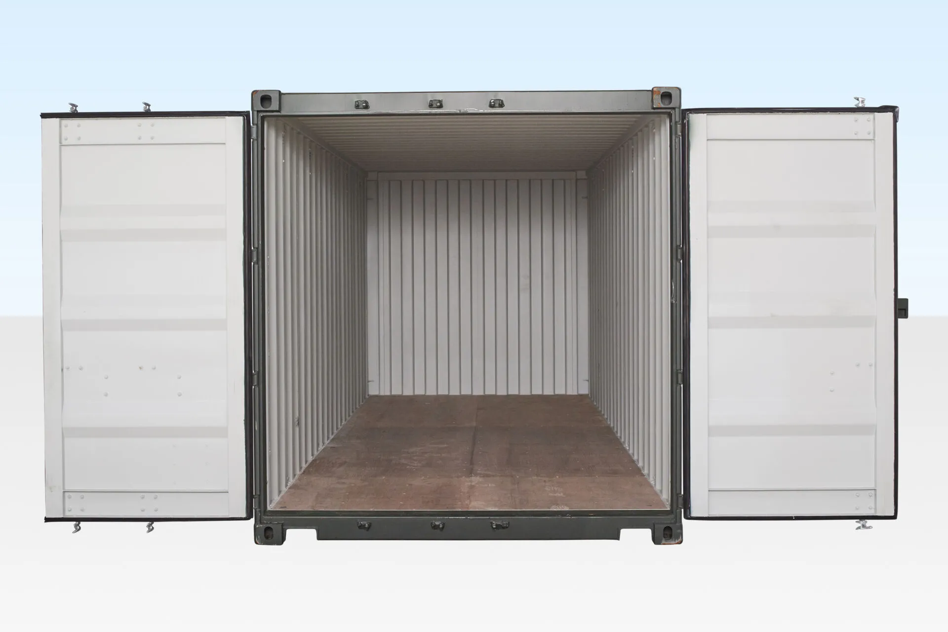 20ft Shipping Container (One Trip) Dark Green - Image 3