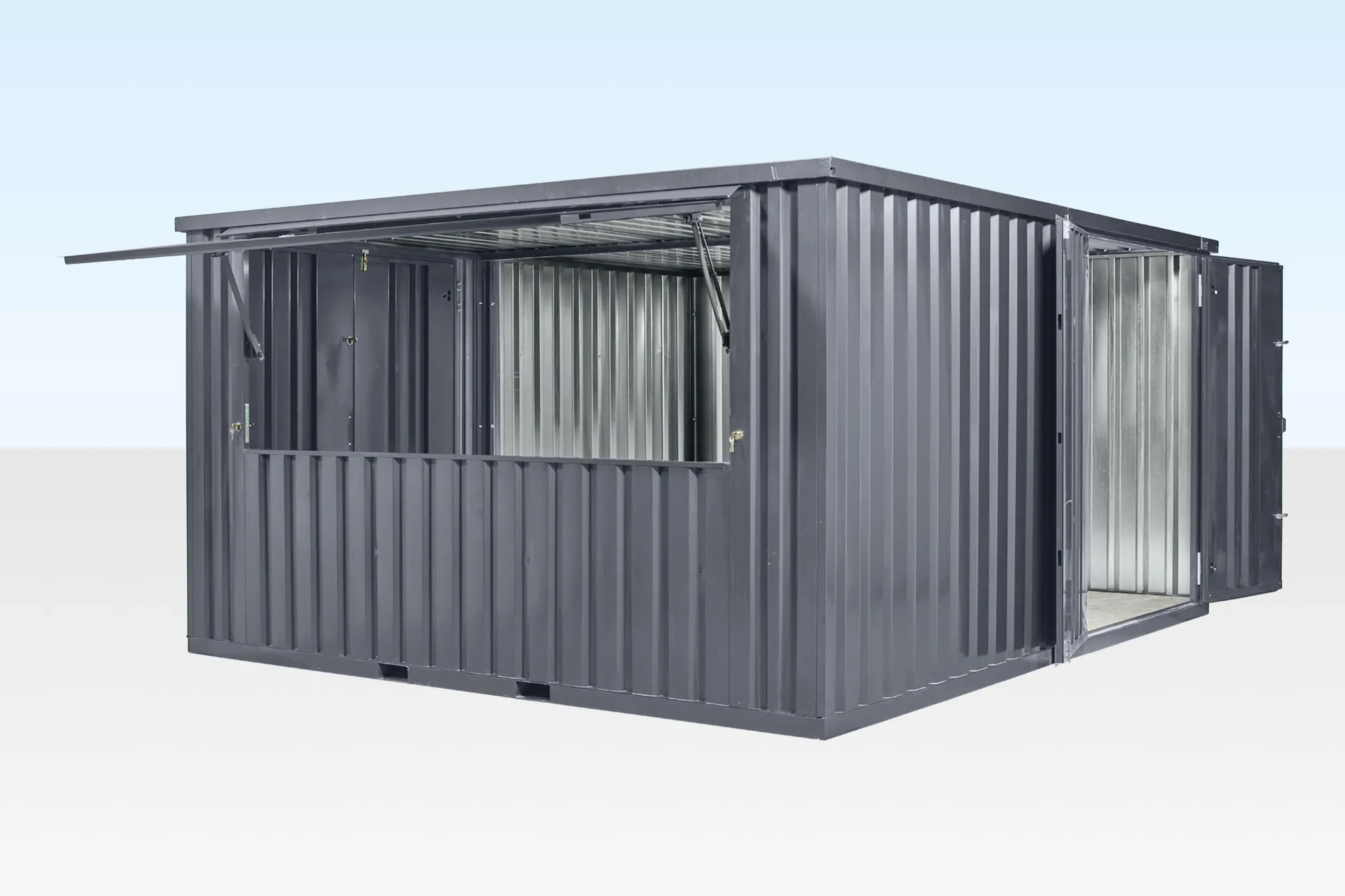 3m XL Flat Pack Kiosk & Side Linked Store Bundle