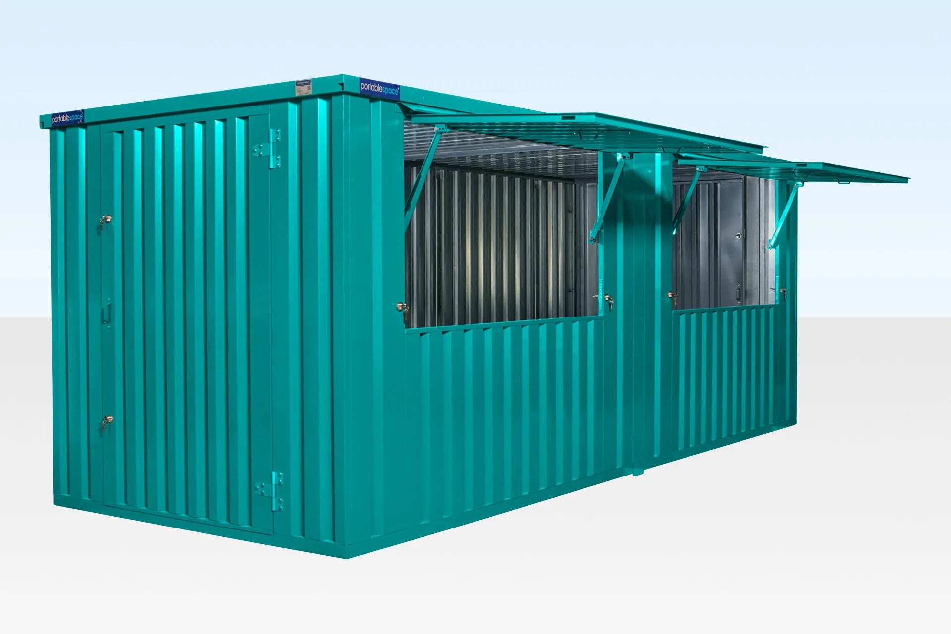 6m x 2m End Linked Flat Packed Kiosk Bundle – Custom Colour - Image 3