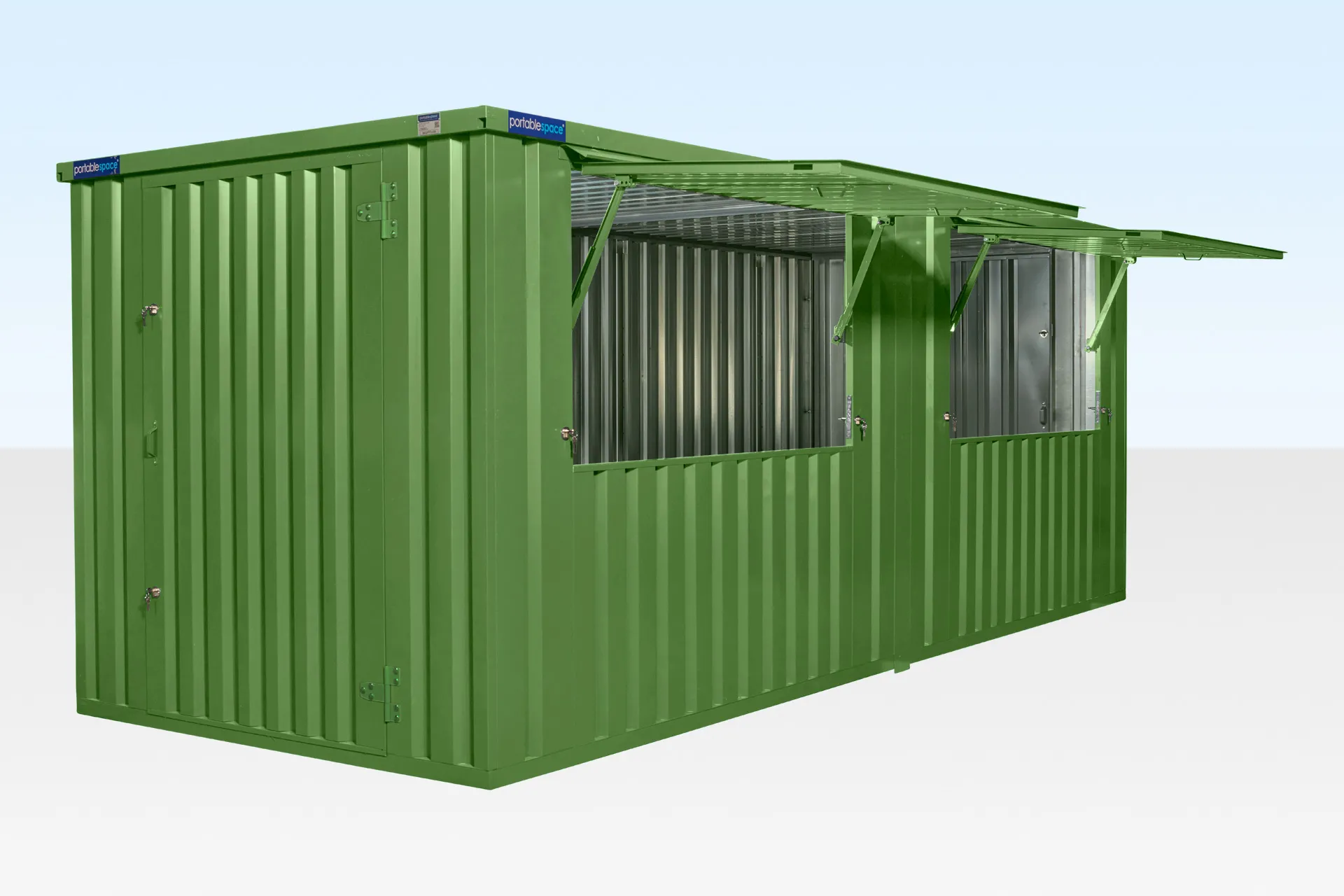 6m x 2m End Linked Flat Packed Kiosk Bundle – Custom Colour - Image 5